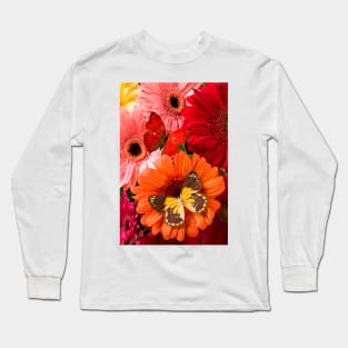 Butterflies On Mums Long Sleeve T-Shirt